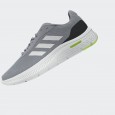 adidas Men's Cloudfoam Move Sock Shoes - Grey- حذاء اديداس كلاود فوم موف سوك للرجال لون رمادي ونعل ابيض