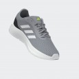 adidas Men's Cloudfoam Move Sock Shoes - Grey- حذاء اديداس كلاود فوم موف سوك للرجال لون رمادي ونعل ابيض