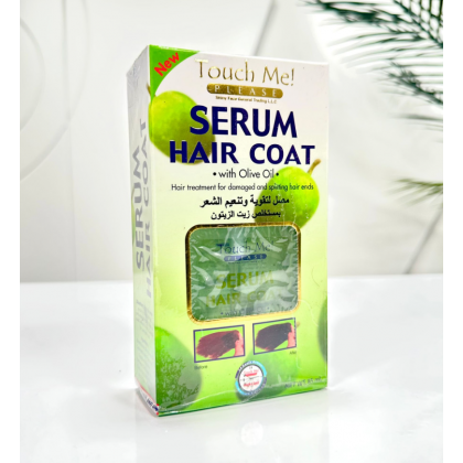 سيروم ومصل لتقوية وتنعيم الشعر بمستخلص زيت الزيتون من تاتش مي حجم 85 مل - Serum Hair Coat With Olive Oil by Touch Me 85ML