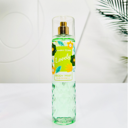 معطر جسم لافلي من شارم كور حجم 250 مل – Lovely Body Mist By Charm Core 250Ml