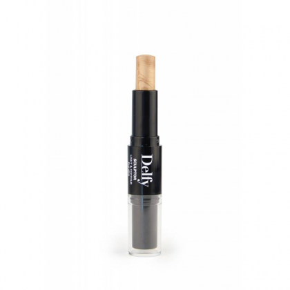 هايلايتر و كنتور ستك من دلفي الدرجه 5 والحجم 2 ملdelfy ligth&contour dou stick 5 2ml