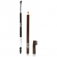 delfy eyebrow pencil coffee قلم تحديد الحواجب باللون بني غامق مع فرشاه اضافيه ذات راسين 1.4غرام