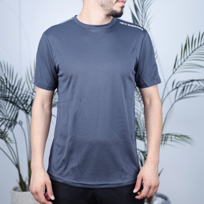 تيشيرت ديادورا أكتيف توب نص كم للرجال لون رمادي - Diadora Men's Active Top T-Shirts