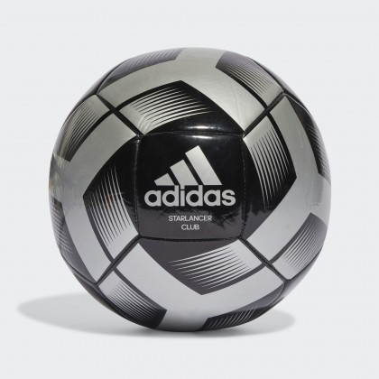 adidas Starlancer Club Ball - Black- كرة قدم اديداس ستار لانسر كلوب للجنسين لون اسود ورمادي