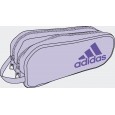 مقلمة اديداس لوجو برينتد بينسل لون ابيض وبنفسجي-adidas Logo Printed Pencil Case