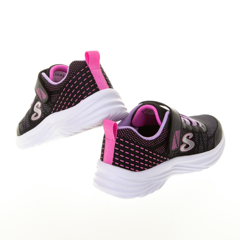 حذاء سكيتشرز دريمي دانسر راديتنت للأطفال لون أسود ونعل أبيض Skechers Kids Dreamy Dancer - Radiant Rogue Shoes