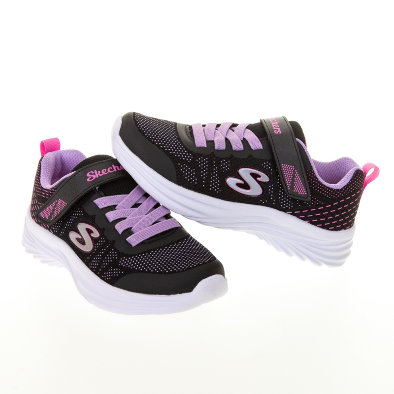 حذاء سكيتشرز دريمي دانسر راديتنت للأطفال لون أسود ونعل أبيض Skechers Kids Dreamy Dancer - Radiant Rogue Shoes