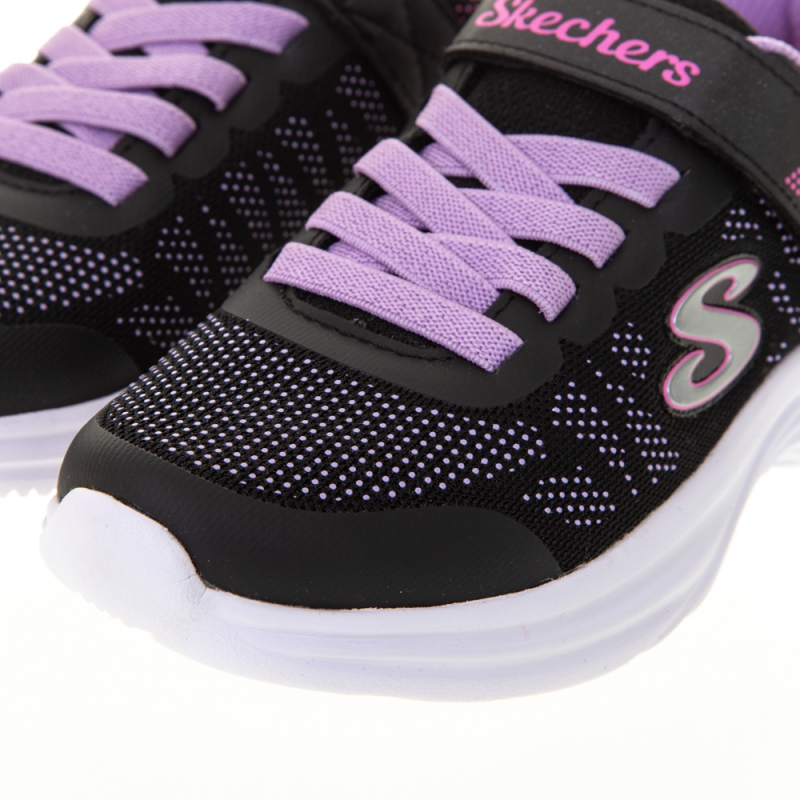 حذاء سكيتشرز دريمي دانسر راديتنت للأطفال لون أسود ونعل أبيض Skechers Kids Dreamy Dancer - Radiant Rogue Shoes