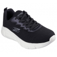 Skechers Men's BOBS Sport B Flex - Chill Edge Shoes - حذاء سكيتشرز بوبس سبورت بي فليكس للرجال لون أسود ونعل أبيض