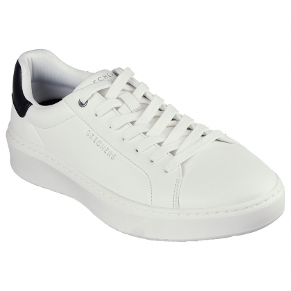 Skechers Men's Court Break - Suit Sneaker Shoes - حذاء سكيتشرز كورت بريك- سويت للرجال لون أبيض