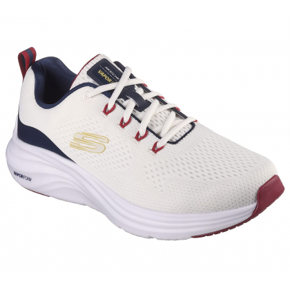 Skechers Men's Vapor Foam Shoes - حذاء سكيتشرز فابور فوم للرجال لون ابيض وكحلي ونعل ابيض