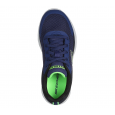 Skechers Unisex' Microspec II - Vovrix Shoes - حذاء سكيتشرز ميكروسبيس 2- فوفريكس للجنسين لون كحلي ونعل ابيض