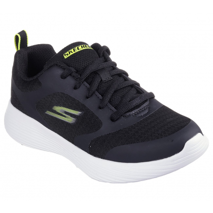 حذاء سكيتشرز جو رن 400 في 2 للأطفال لون اسود ونعل ابيض-Skechers Kids' Go Run 400 V2 Shoes