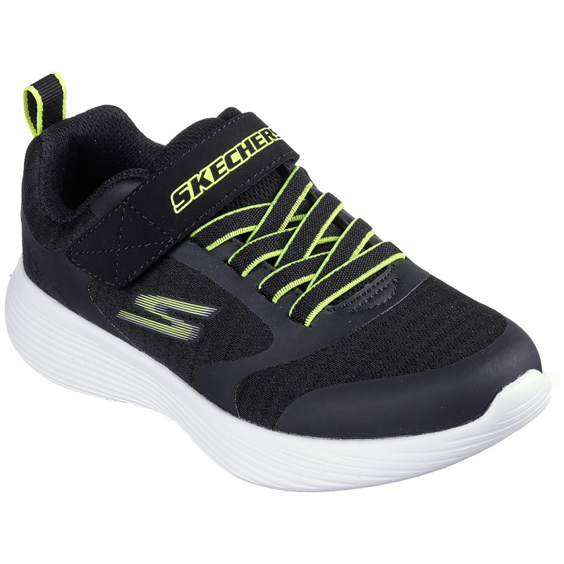 حذاء سكيتشرز جو رن 400 في 2 للأطفال لون أسود ونعل ابيض-Skechers Kids' GO RUN 400 V2 - Goltran Shoes