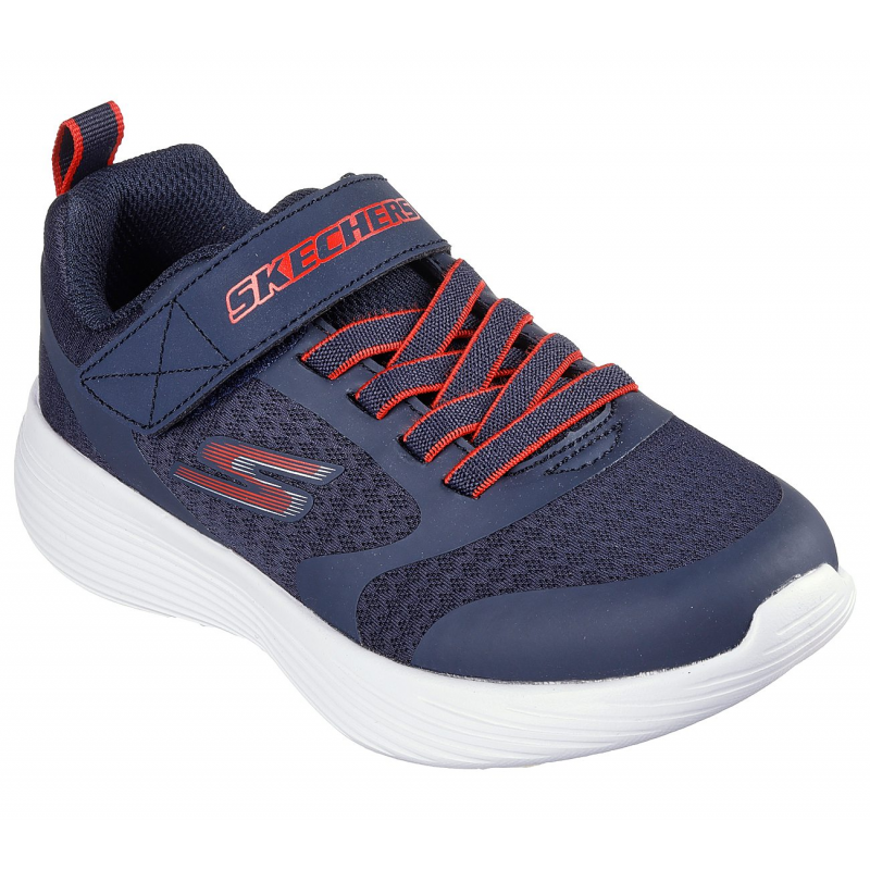 حذاء سكيتشرز جو رن 400 في 2 للأطفال لون كحلي ونعل ابيض-Skechers Kids' GO RUN 400 V2 - Goltran Shoes