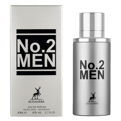 No.2 Men EDP by Maison Alhambra for Men 80 ml - عطر رقم 2 رجال من ميزون الهمبرا للرجال 80 مل