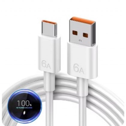 عظمة شاحن سريع مع سلك طويل  - تايب سي- طول 2 متر Fast Charger Cable