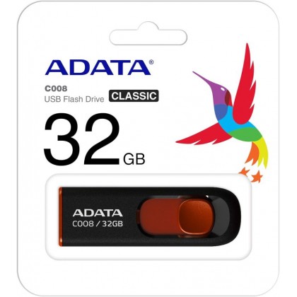 فلاشة 32 جيجا ADATA 32GB C008 Compact USB Flash Drive - ماركة ADATA