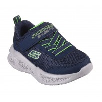 حذاء سكيتشرز ميتور لايت للأطفال لون كحلي ونعل أبيض - Skechers Kid's Meteor - Lights Shoes