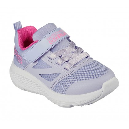 حذاء سكيتشرز جو رن ايلفيت للأطفال لون بنفسجي فاتح ونعل أبيض - Skechers Kid's GO RUN Elevate Shoes