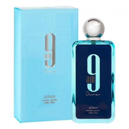 9am Dive EDP By Afnan For Unisex 100ml- عطر 9 اي ام دايف من أفنان للجنسين سعة 100 مل