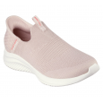 حذاء سكيتشرز سليب انس: ألترا فليكس 3.0 كوزي ستريك للنساء لون زهري ونعل أبيض- Skechers Women's Slip-Ins: Ultra Flex 3.0 - Cozy Streak