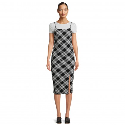 فستان بيتي للنساء لون أسود