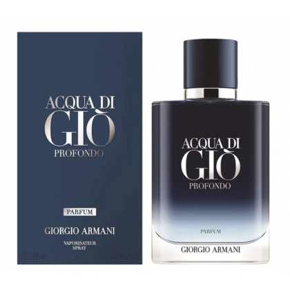 عطر اكوا دي جيو بروفوندو من جورجيو أرماني للرجال سعة 100 مل - Acqua Di Gio Profondo Parfum By Giorgio Armani For Men 100ml