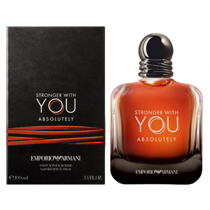 عطر سترونجر ويذ يو أبسلوتلي من جورجيو أرماني للرجال سعة 100 مل - Stronger With You Absolutely EDP By Emporio Armani For Men 100ml