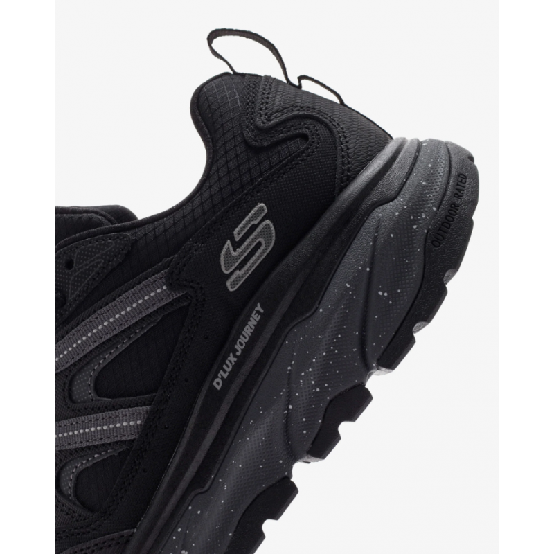 Skechers Men's Relaxed Fit: D'Lux Journey Shoes - حذاء سكيتشرز ريلاكس فيت:دي لوكس جورني للرجال لون أسود