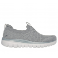 Skechers Women's Active Graceful - Good Vibe Shoes - حذاء سكيتشرز أكتيف جريسفول- جود فايب للنساء لون رمادي ونعل أبيض