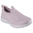 Skechers Women's Active Graceful - Good Vibe Shoes - حذاء سكيتشرز أكتيف جريسفول- جود فايب للنساء لون زهري ونعل أبيض