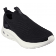 Skechers Men's BOBS Unity - Dashing Through Shoes - حذاء سكيتشرز  بوبس يونيتي- داشينغ ثرو للرجال لون أسود ونعل أبيض