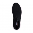 Skechers Men's BOBS Unity - Dashing Through Shoes - حذاء سكيتشرز  بوبس يونيتي- داشينغ ثرو للرجال لون أسود ونعل أبيض