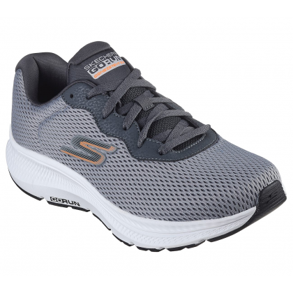 Skechers Men's GO RUN CONSISTENT 2.0 Shoes - حذاء سكيتشرز جو رن كونيستينت 2.0 للرجال لون رمادي ونعل أبيض