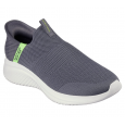 حذاء سكيتشرز سليب انس: ألترا فليكس 3.0 للرجال لون رمادي ونعل أبيض- Skechers Men's Slip-Ins: Ultra Flex 3.0 - Viewpoint Shoes