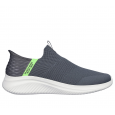 حذاء سكيتشرز سليب انس: ألترا فليكس 3.0 للرجال لون رمادي ونعل أبيض- Skechers Men's Slip-Ins: Ultra Flex 3.0 - Viewpoint Shoes