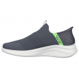 حذاء سكيتشرز سليب انس: ألترا فليكس 3.0 للرجال لون رمادي ونعل أبيض- Skechers Men's Slip-Ins: Ultra Flex 3.0 - Viewpoint Shoes