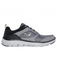 Skechers Men's  Flex Advantage 5.0 - Gano Shoes - حذاء سكيتشرز فليكس ادفانتيج 5.0 للرجال لون رمادي وأسود