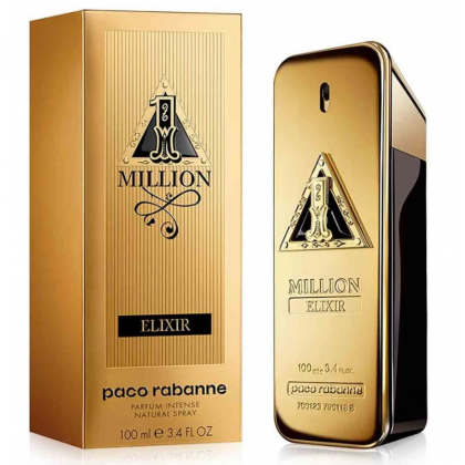 One Million Elixir Parfum Intense By Paco Rabanne For Men 100ML - عطر ون مليون اليكسير بارفيوم انتنس من باكو رابان للرجال حجم 100 مل