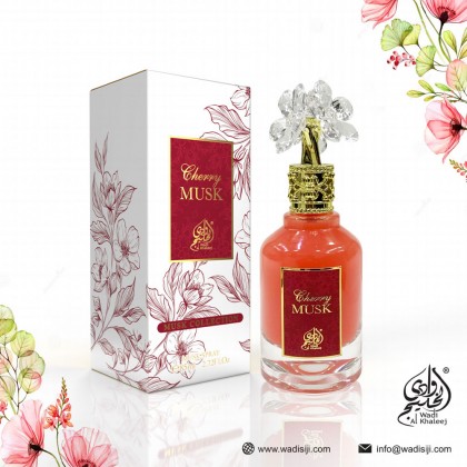 Cherry Musk By Wadi Al Khaleej For Women 85ML-مسك شيري من وادي الخليج للنساء حجم 85 مل