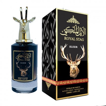 Royal Stag Elixir EDP By Wadi Al Khaleej For Unisex100 ML-عطر الايل الملكي من وادي الخليج للجنسين سعة 100 مل