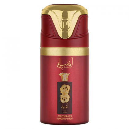 Ansaam Gold Deodorant By Lattafa Pride 250Ml -مزيل عرق أنسام الذهبي من لطافة برايد للجنسين حجم 250 مل