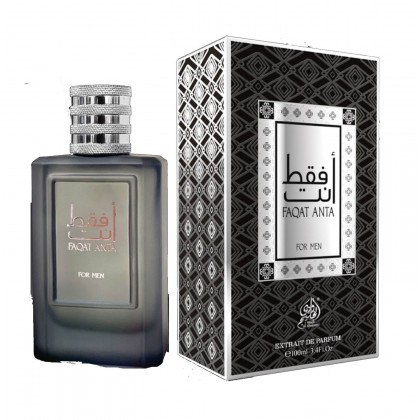 FAQAT ANTA EDP By Wadi Al Khaleej For Men 100ML-عطر فقط أنت من وادي الخليج للرجال سعة 100 مل