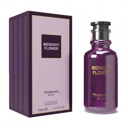 MIDNIGHT FLOWER EDP By Fragrance Deluxe For Unisex100 ML-عطر ميد نايت فلور من فرانجنس ديلوكس للجنسين سعة 100 مل