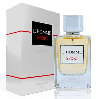 L'Homme Sport EDP By Fragrance Deluxe For Unisex100 ML-عطر لي هوم سبورت من فرانجنس ديلوكس للجنسين سعة 100 مل