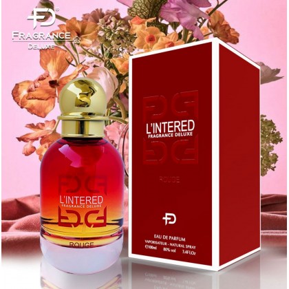 L'INTERED EDP By Fragrance Deluxe For Unisex100 ML-عطر لي انتيرد من فرانجنس ديلوكس للجنسين سعة 100 مل