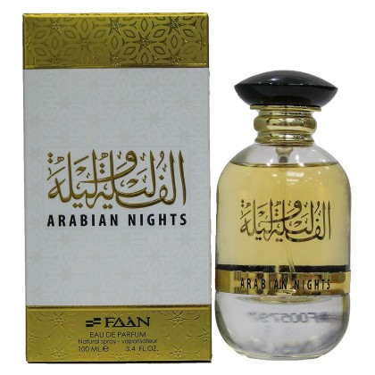 Arabian Nights EDP By Faan Perfumes for Unisex 100 ML - عطر ألف ليلة وليلة من فن الابداع للجنسين سعة 100 مل