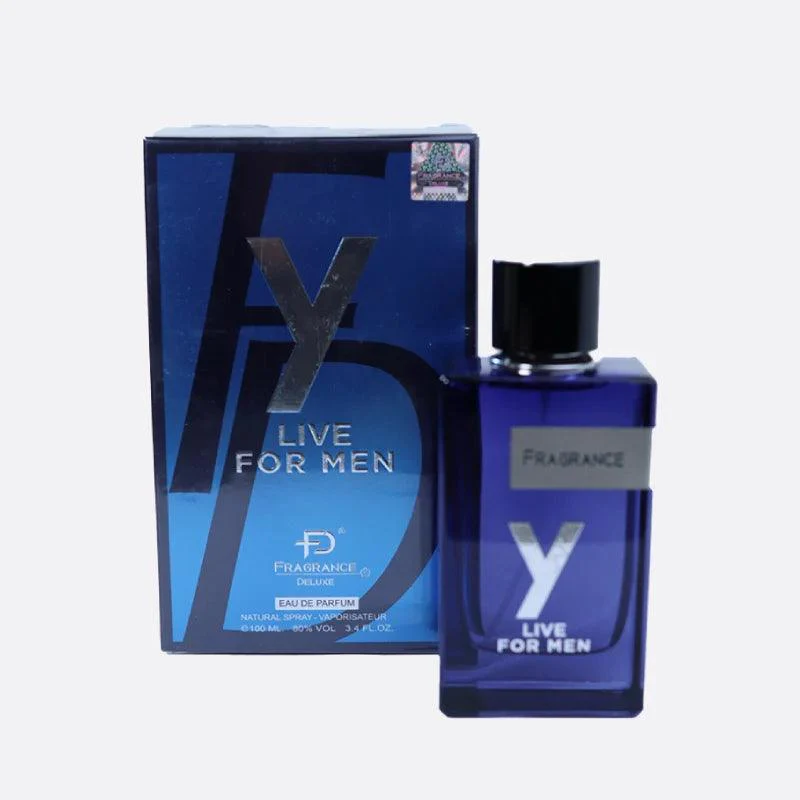 Y Live For Men EDP By Fragrance Deluxe For Men 100ML-عطر يو لايف