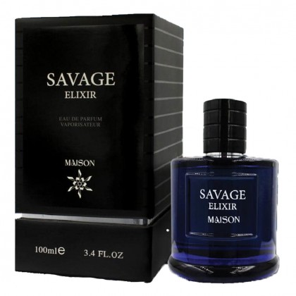 SAVAGE ELIXIR EDP By MAISON For Men 100ML-عطر سافاج إليكيسر من مايسون للرجال سعة 100 مل